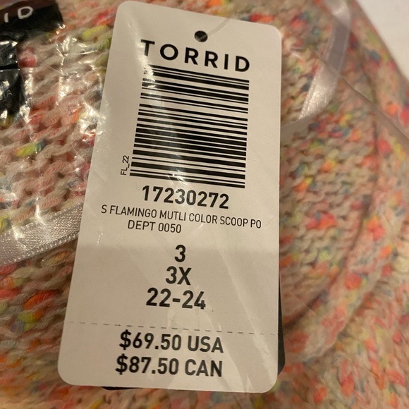 Torrid size 3 flamingo pullover sweater - Picture 7 of 7